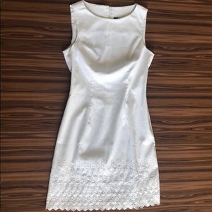 CITY Triangles White Dress Sleeveless - Sz 5 Jnrs